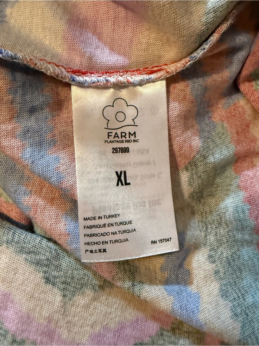 Farm Rio Summer Patches T-Shirt Dress Size XL - Picture 8 of 8